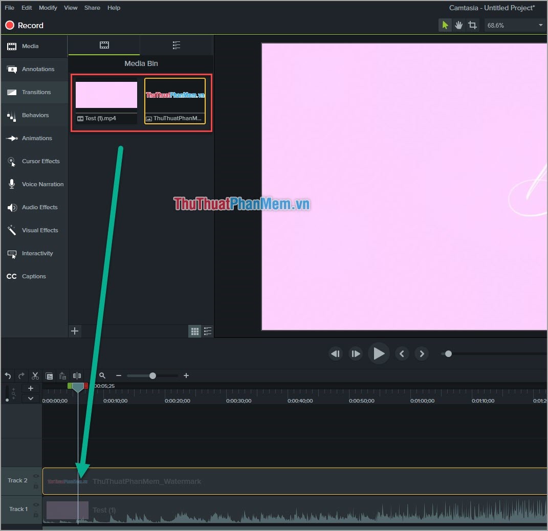 How to stamp video copyright by inserting the Logo Picture 17