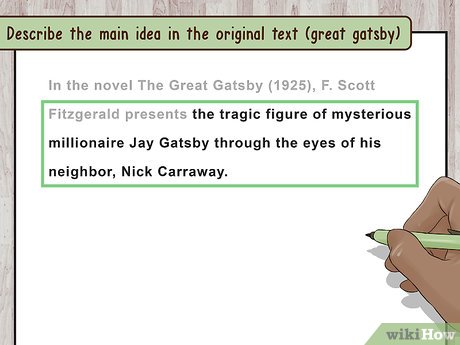 How to Start a Summary Paragraph Picture 6