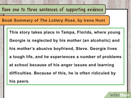 How to Start a Summary Paragraph Picture 8