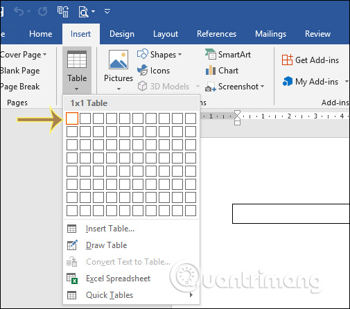 How to stitch photos in Word - TipsMake.com