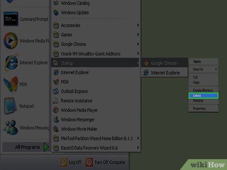 How to Stop an Application from Opening at Startup on a Windows XP PC Picture 5