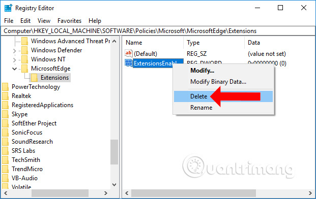 How to stop installing extensions on Microsoft Edge Picture 16