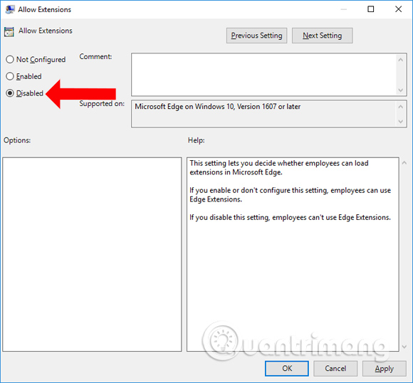 How to stop installing extensions on Microsoft Edge Picture 4