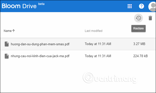How to store data on Bloom for free Picture 12