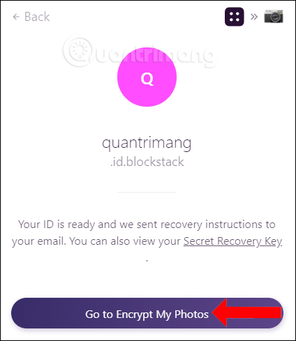 How to store security photos on Encrypt My Photos Picture 5