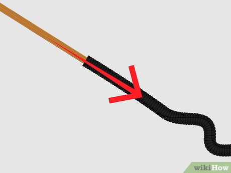 How to Straighten a Plastic Tube Cable Holder Picture 5