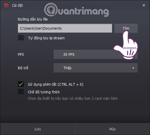 How to stream games on Garena Live from a computer Picture 10