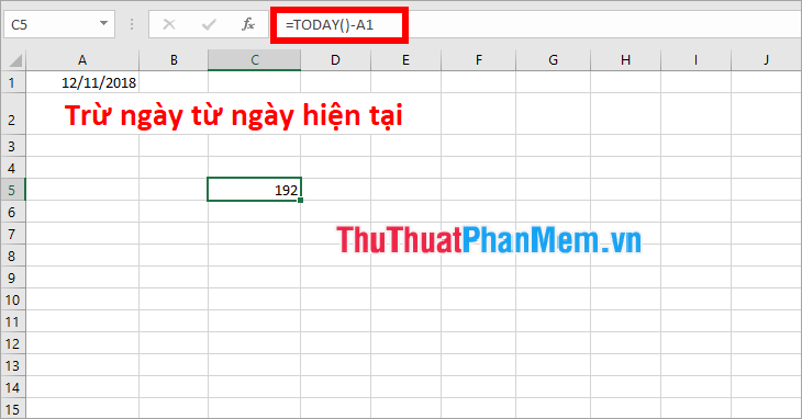 How to subtract dates, months, and years in Excel - Calculate the distance between two dates in Excel Picture 5