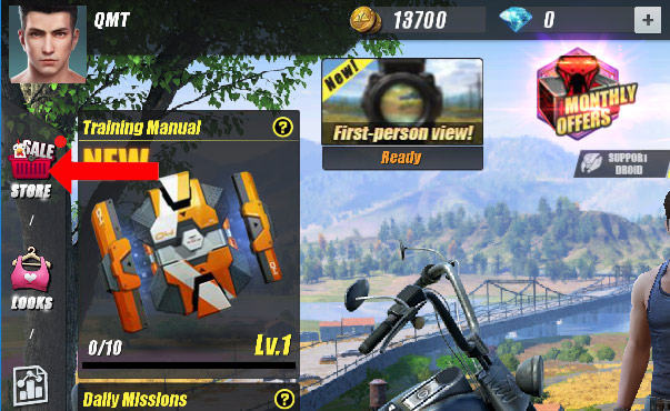 How to switch Robot mode in Game Rules Of Survival Picture 3