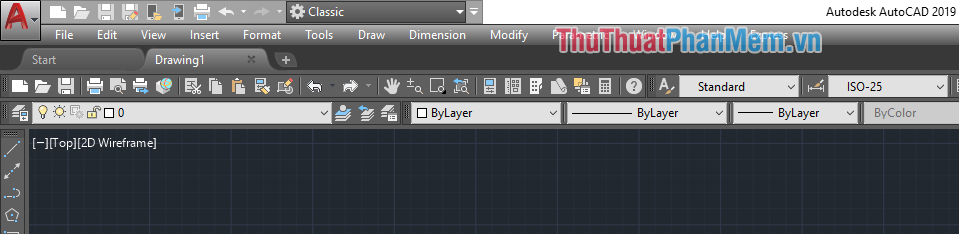 How to switch the CAD interface (Ribbon) 2017 to Classic Picture 7