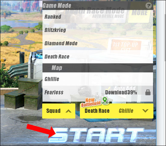 How to switch the Grand Battle mode on Rules Of Survival Picture 3
