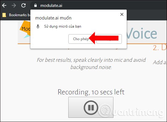 How to switch voice by Modulate Picture 2