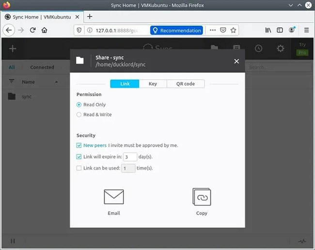 How to sync files over a P2P network with Resilio Sync Picture 3