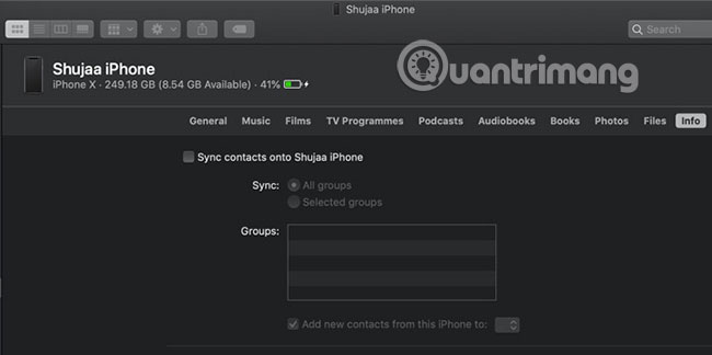 How to sync iOS device with macOS Catalina Picture 7