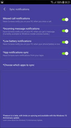 How to sync notifications from Android to Windows 10 Creators Picture 8