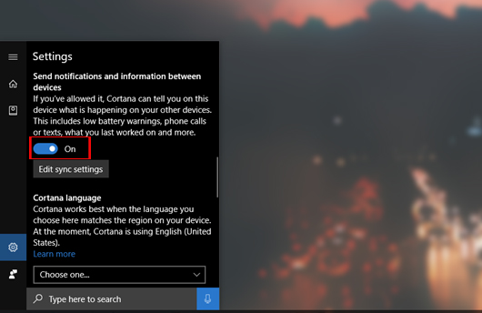 How to sync notifications from Android to Windows 10 Creators Picture 9