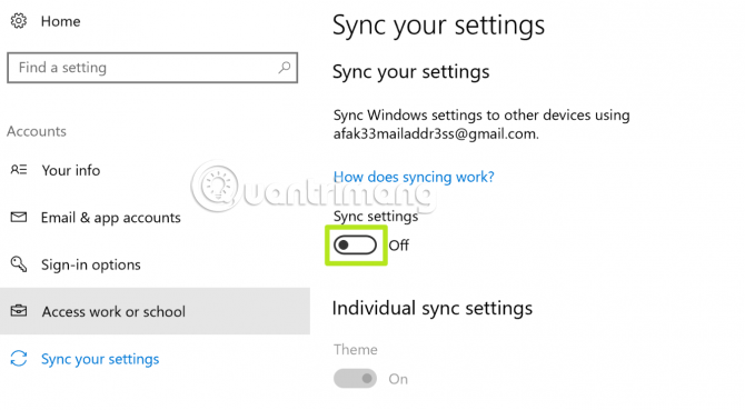 How to sync settings on Windows 10 Picture 6