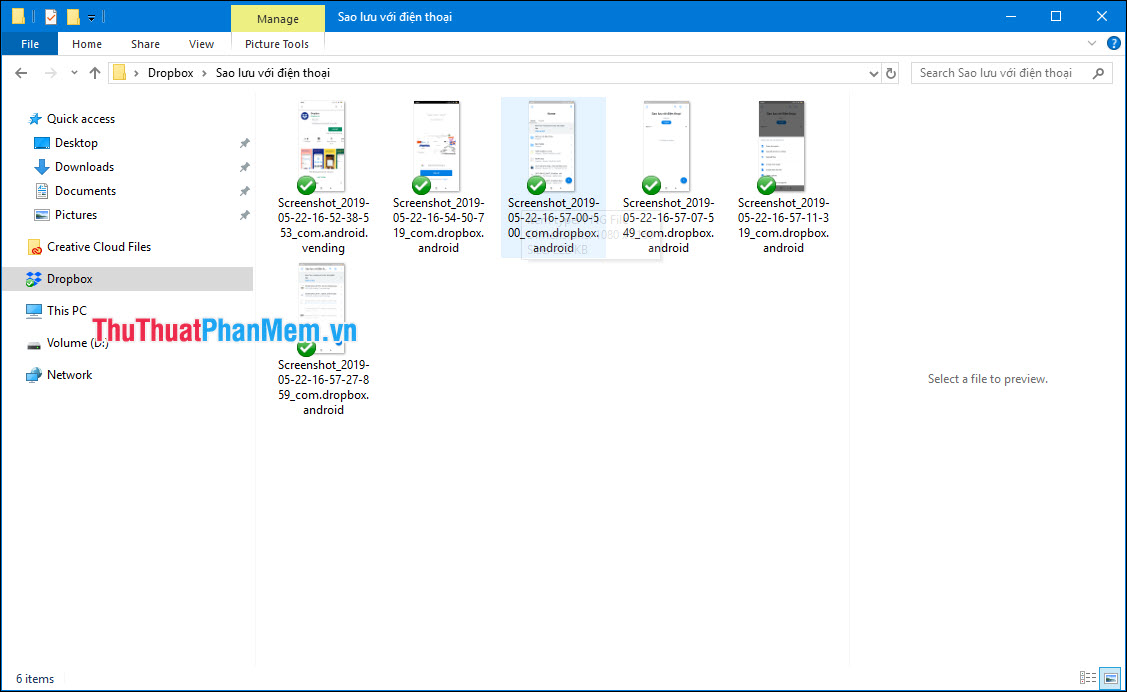 How to synchronize data between your phone and computer with Dropbox Picture 5