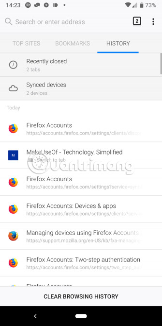 How to synchronize data on Firefox Picture 7