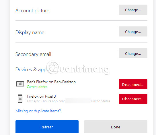 How to synchronize data on Firefox Picture 9
