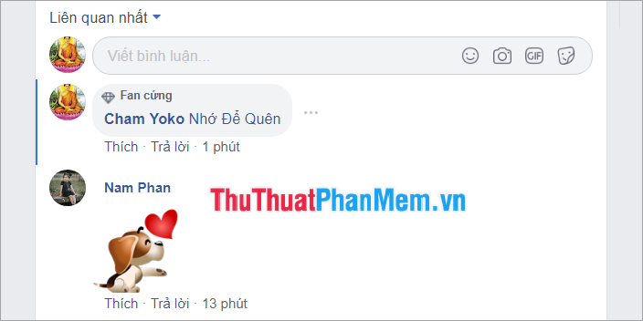 How to Tag your friends to comment, comment on Facebook Picture 5