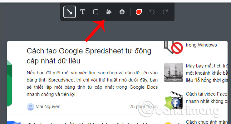 How to take a photo of a web page using the 'multi-zi-function' Marker Picture 11