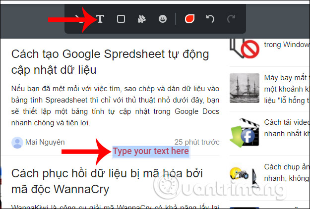 How to take a photo of a web page using the 'multi-zi-function' Marker Picture 12