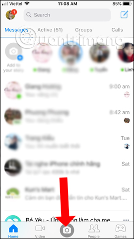 How to take a picture of the 2018 World Cup effect on Messenger Picture 1