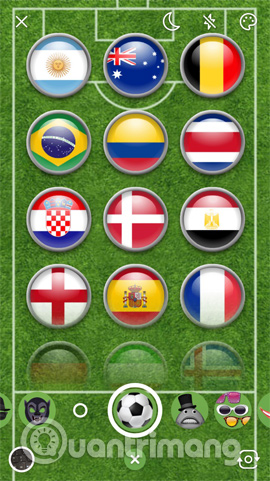 How to take a picture of the 2018 World Cup effect on Messenger Picture 3