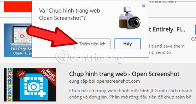 How to take a picture of the entire website on Coc Coc browser Picture 4
