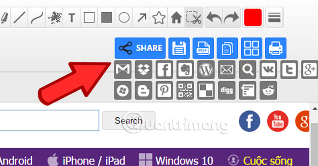 How to take a picture of the entire website on Coc Coc browser Picture 7