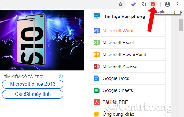 How to take a screenshot of the site with Screenr Picture 2