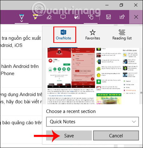 How to take a screenshot of the website on Microsoft Edge Picture 6