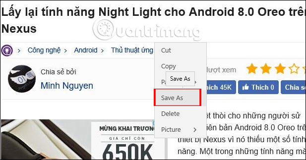 How to take a screenshot of the website on Microsoft Edge Picture 8