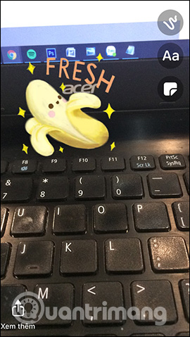 How to take an extra picture of AR sticker on Messenger Picture 12