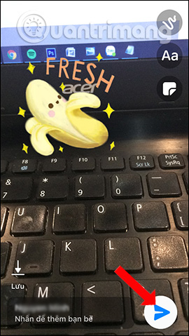 How to take an extra picture of AR sticker on Messenger Picture 6