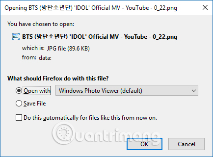 How to take photos of YouTube videos in Firefox Picture 3