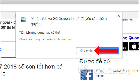How to take photos, record screen videos on Chrome Picture 3