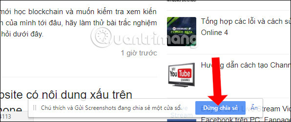 How to take photos, record screen videos on Chrome Picture 6