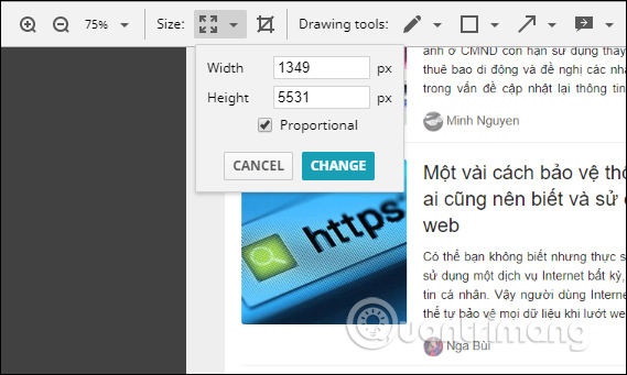 How to take photos, record videos on Chrome screen with Nimbus utility Picture 6