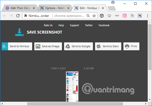 How to take photos, record videos on Chrome screen with Nimbus utility Picture 7