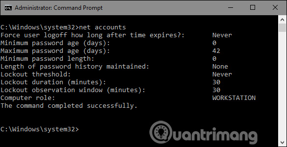 How to temporarily lock the computer when entering the wrong password many times Picture 2
