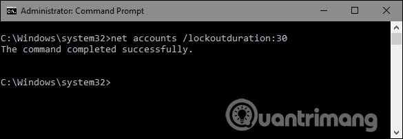 How to temporarily lock the computer when entering the wrong password many times Picture 4