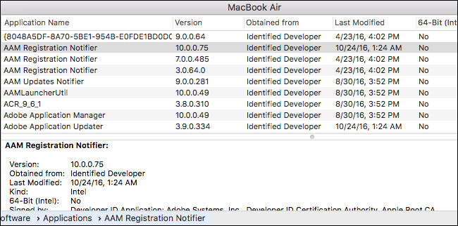 How to test 32-bit applications will stop working on the Mac after the High Sierra operating system Picture 5