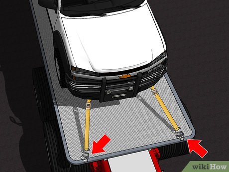How to Tie Down a Car on a Trailer Picture 18