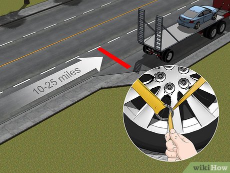 How to Tie Down a Car on a Trailer Picture 23