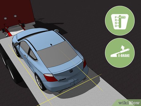 How to Tie Down a Car on a Trailer Picture 5