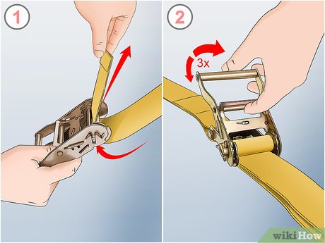 How to Tie Down a Car on a Trailer Picture 8