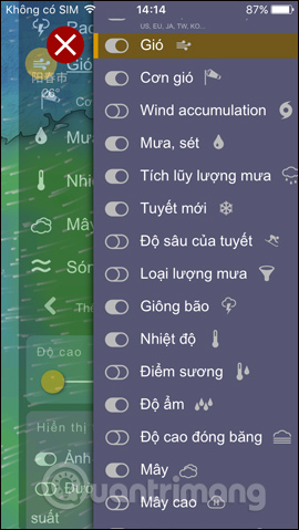 How to track storms directly on the browser, phone Picture 13