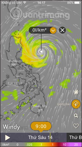How to track storms directly on the browser, phone Picture 16
